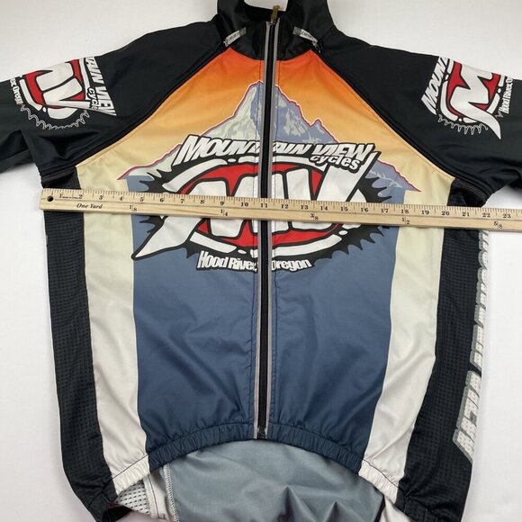 Canari Convertible Cycling Jacket Men’s Medium Zip Off Sleeves Graphics - Picture 3 of 12